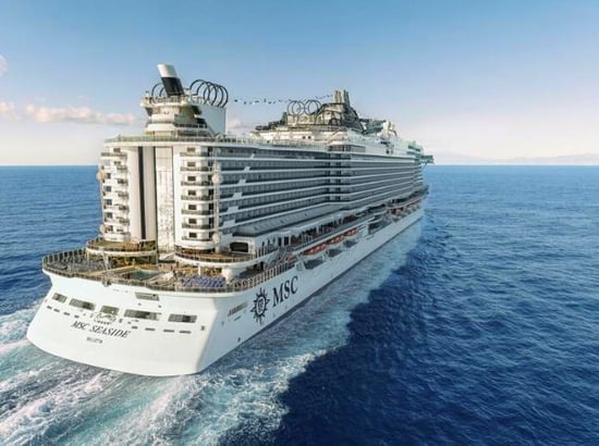 MSC SEASIDE ARRIERE NAVIRE