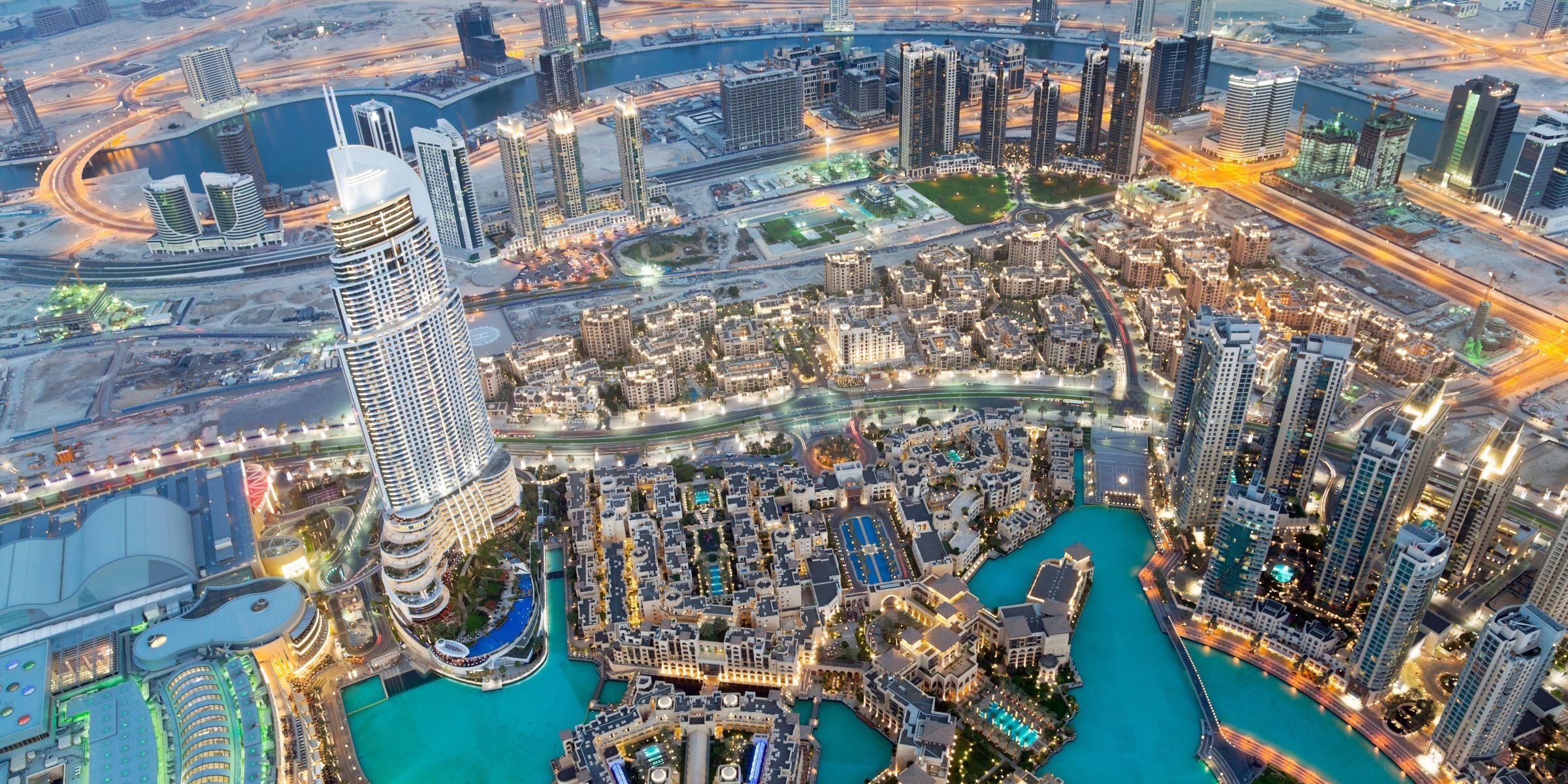 Dubaï - la ville vue de haut