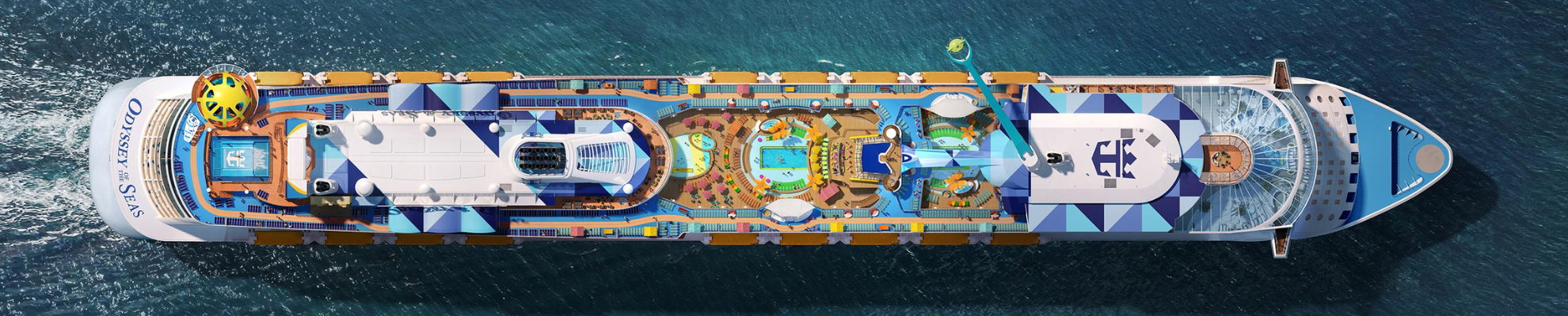 Odyssey Of the Seas vue aerienne Odyssey Of the Seas vue aerienne